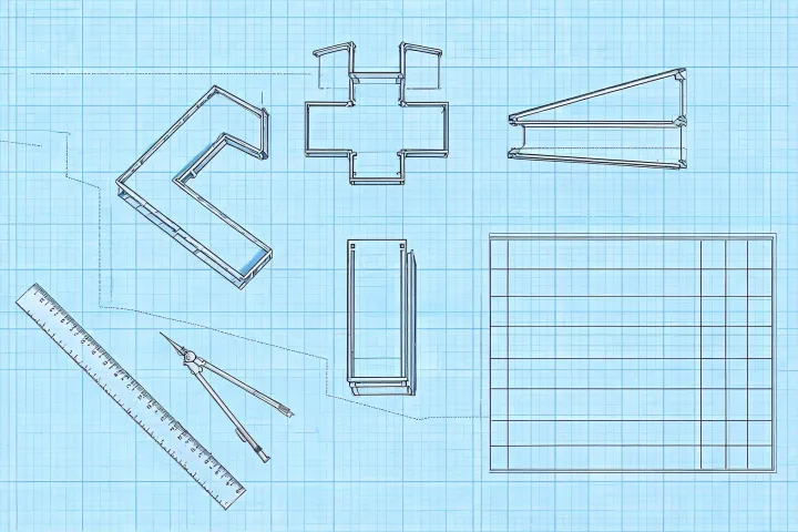 Cable tray fitting layout table